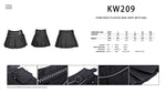 Punk rock pleated mini skirt with bag KW209