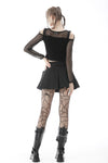 Punk rock pleated mini skirt with bag KW209