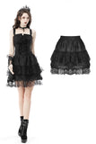 Gothic lolita frilly lace mini skirt KW220