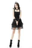 Gothic lolita frilly lace mini skirt KW220