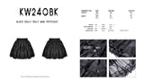 Black dolly frilly mini petticoat  KW240BK