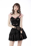 Black dolly frilly mini petticoat  KW240BK