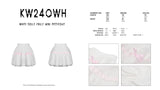 White dolly frilly mini petticoat  KW240WH