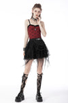 Rebel girl spider web mini skirt  KW251