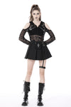 Rebel rock cross bag pleated skirt KW255