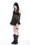 Rebel rock cross bag pleated skirt KW255