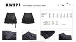 Gothic ghost lace frilly skirt KW271