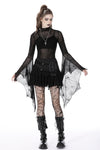 Gothic ghost lace frilly skirt KW271