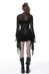 Gothic ghost lace frilly skirt KW271