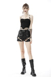Punk hollow out sexy thigh short pants PW115