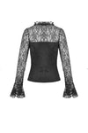 Women's elegant lace sleeves T-shirt TW297