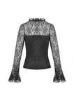 Women's elegant lace sleeves T-shirt TW297