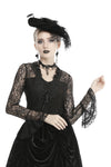 Women's elegant lace sleeves T-shirt TW297