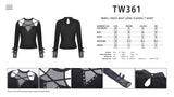 Rebel cross bust long sleeves T-shirt TW361