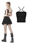 Rock doll bat wing crop top TW391