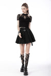 Rocker sexy cutout net knit T-shirt TW425