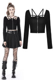 Punk rock zip top TW449